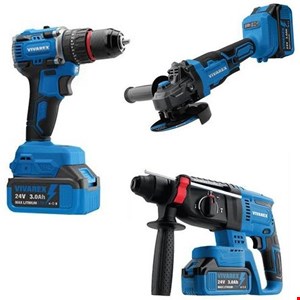 کیت شارژی براشلس ۳ عددی ویوارکس مدل VR2403-BCK 